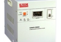 Стабилизатор напряжения СНАП-5000, однофазный, переносной  ЕЛІМ-Україна
