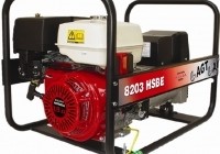 Однофазный генератор с мотором HONDA  2501 HSB  AGT